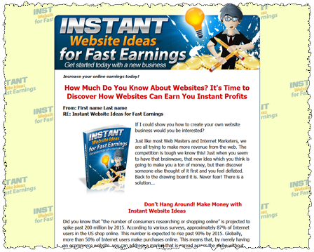 Instant Website Ideas For Fast Earnings