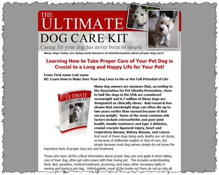 The Ultimate Dog Care Kit