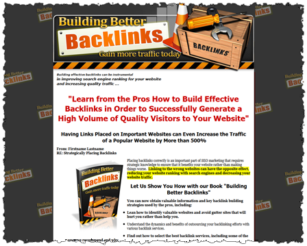 Building Better Backlinks