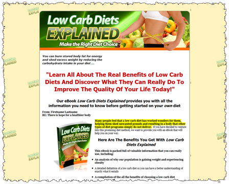 Low Carb Diets Explained