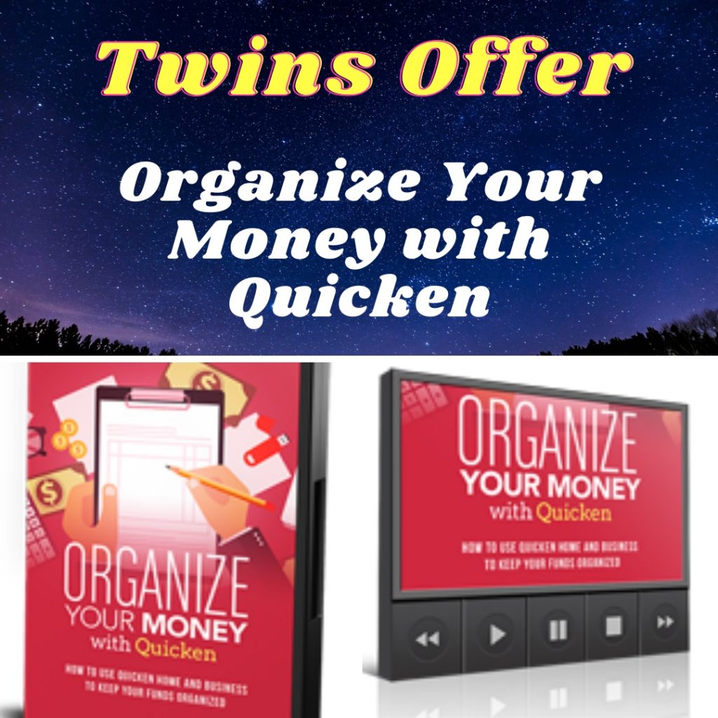 Organize Your Money with Quicken