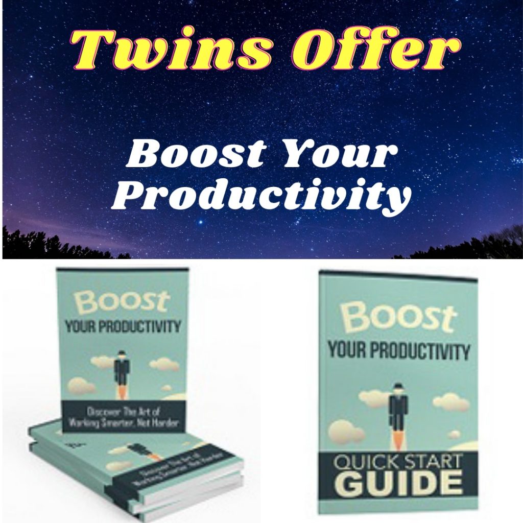 Boost Your Productivity