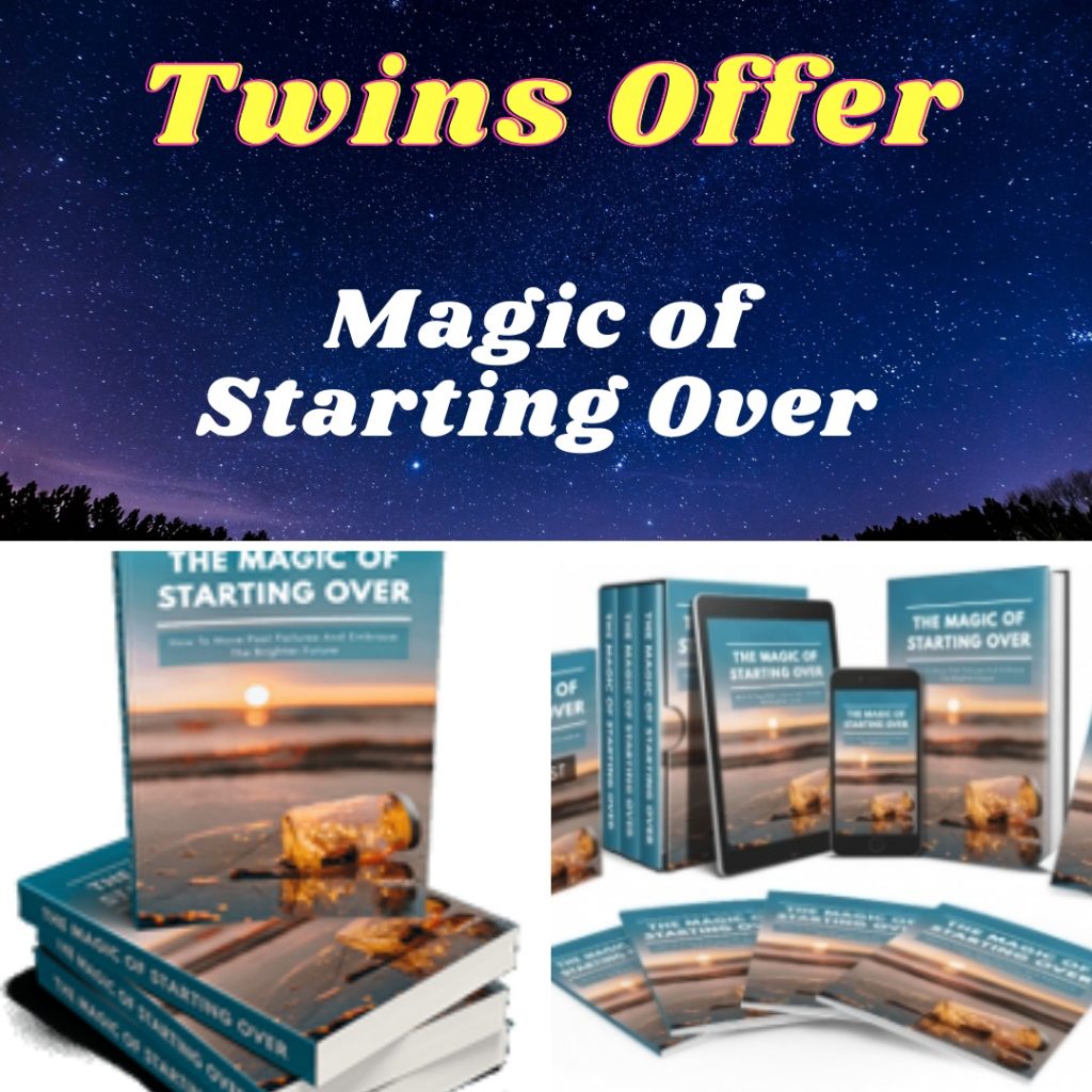 Magic of Starting Over