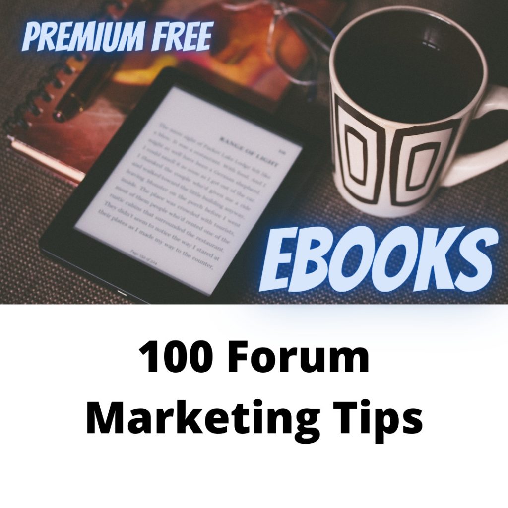 100 Forum Marketing Tips