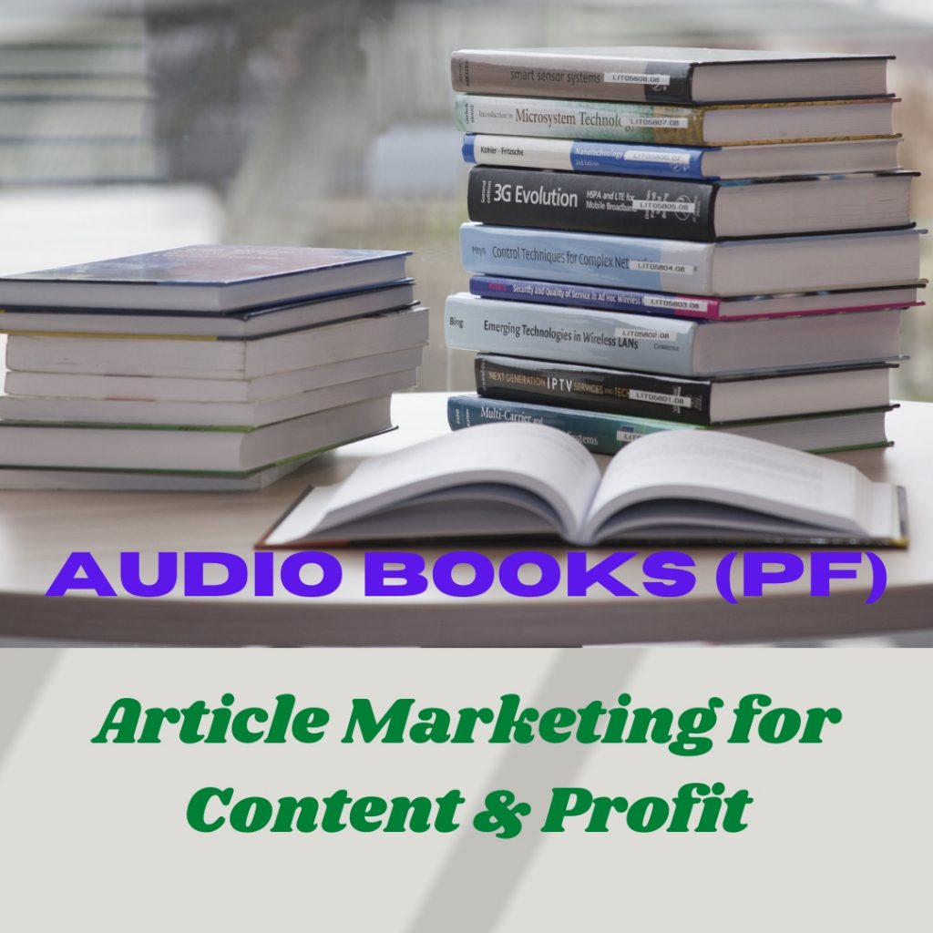 Article Marketing for Content and Profit