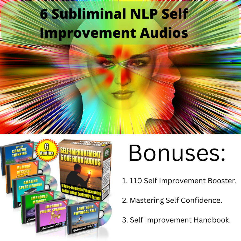 6 Subliminal Self Improvement Audios series