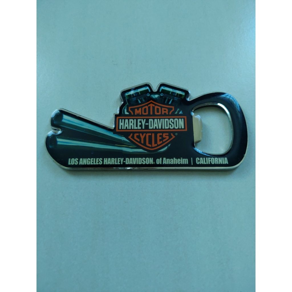 Harley Davidson Los Angeles Twin Exhausts fridge magnet