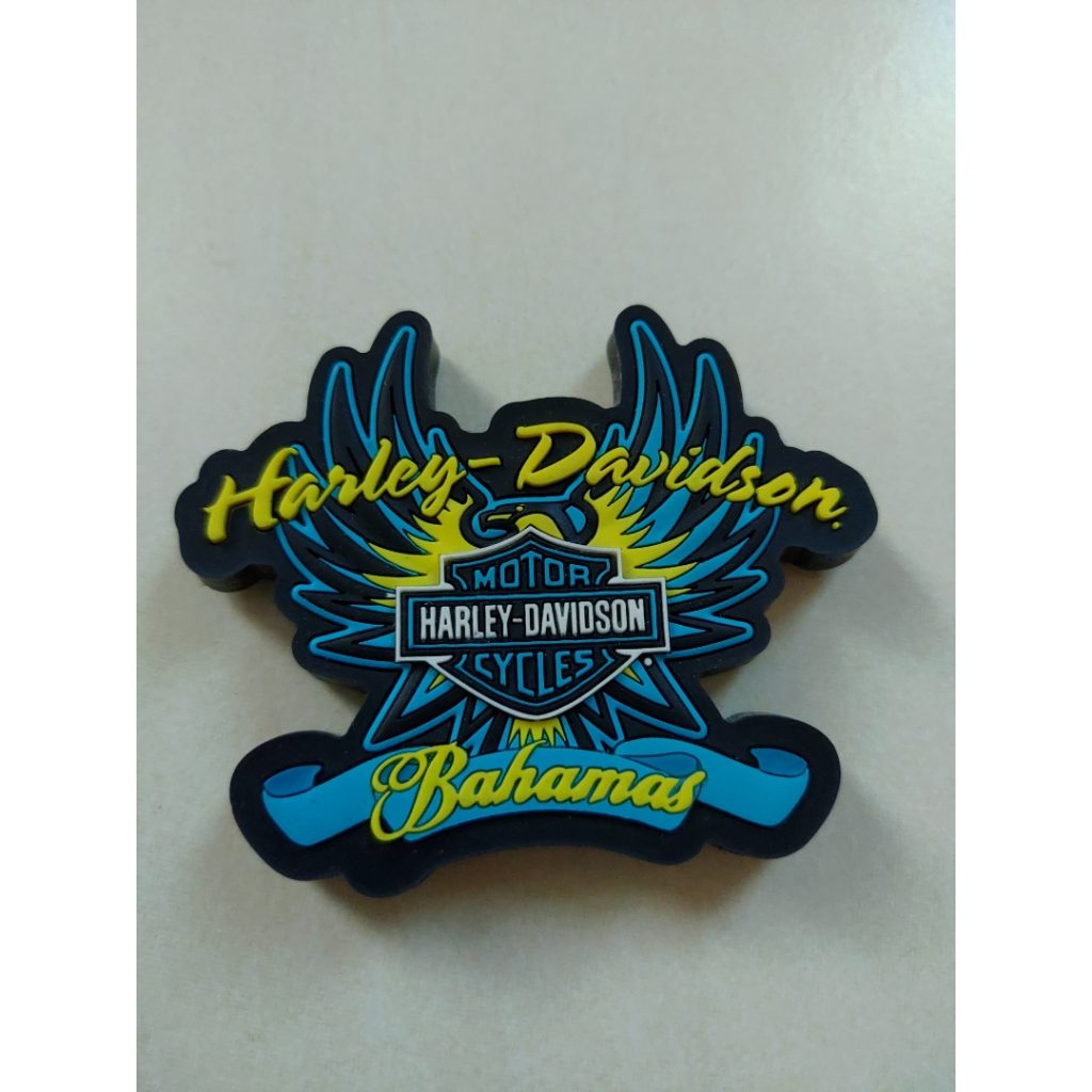 Harley Davidson Bahamas Blue Eagle fridge magnet