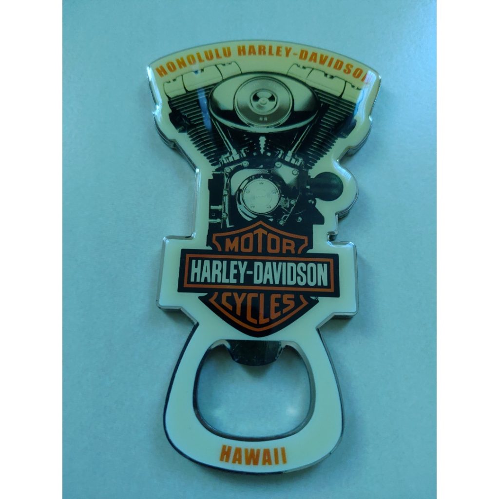 Harley Davidson Honolulu Engine fridge magnet