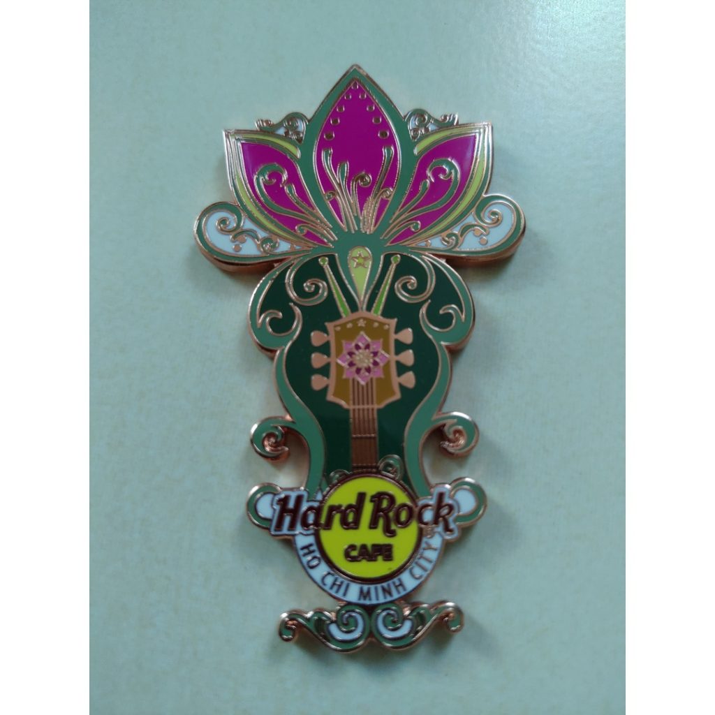 Hard Rock Cafe Ho Chi Minh Lotus Flower fridge magnet