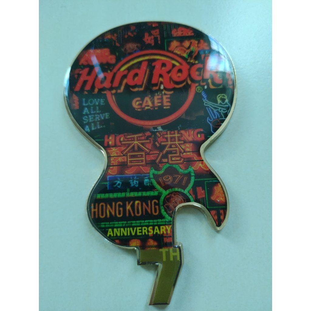 Hard Rock Cafe Hong Kong 7th Anniversary fridge magnet