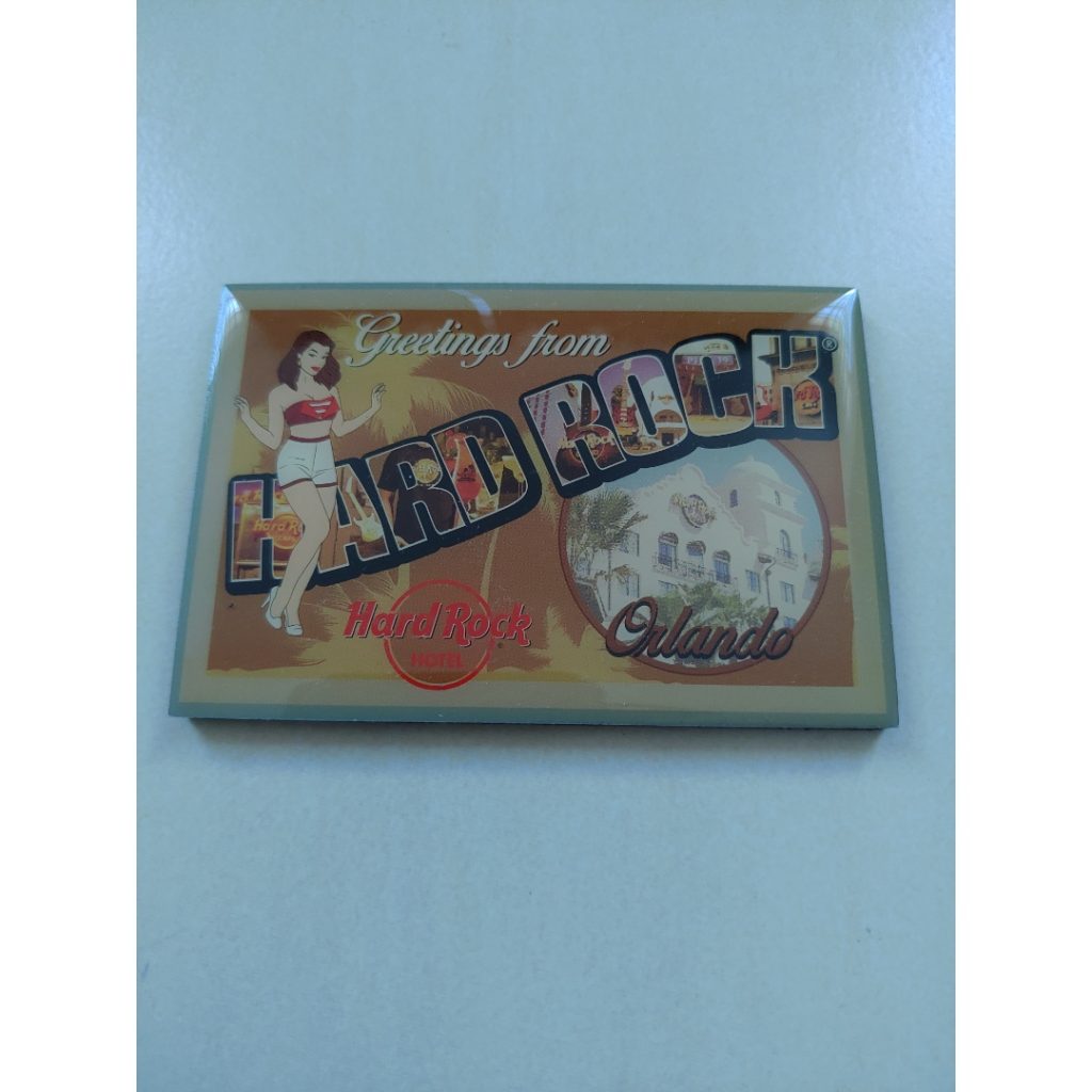 Hard Rock Hotel Orlando Greetings fridge magnet