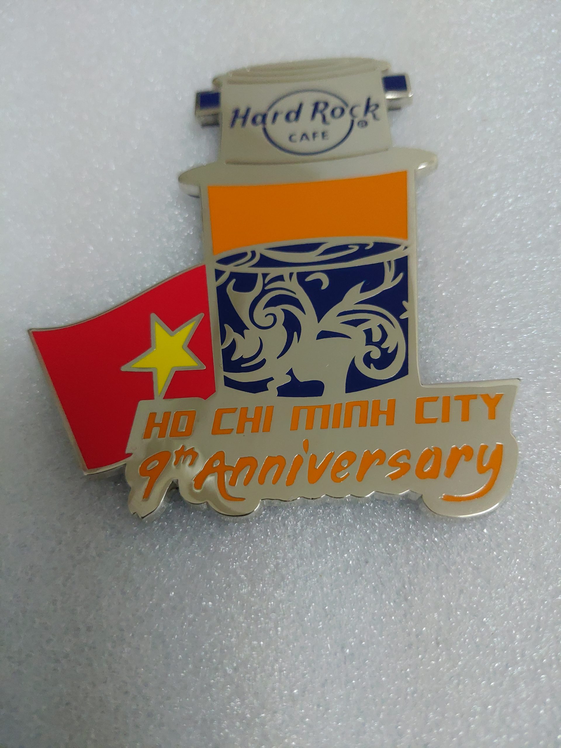 Hard Rock Cafe Ho Chi Minh 9th Anniversary fridge magnet