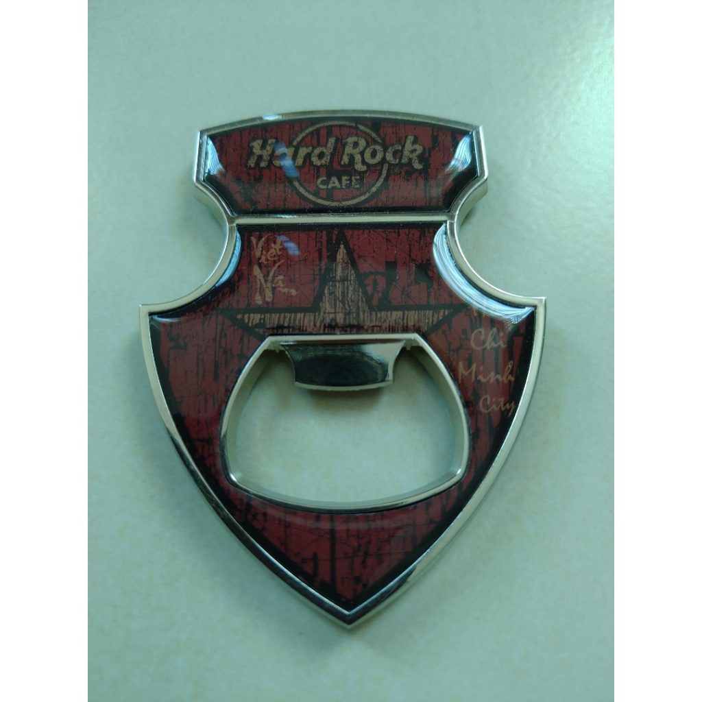 Hard Rock Cafe Ho Chi Minh Arrowhead bottle opener magnet