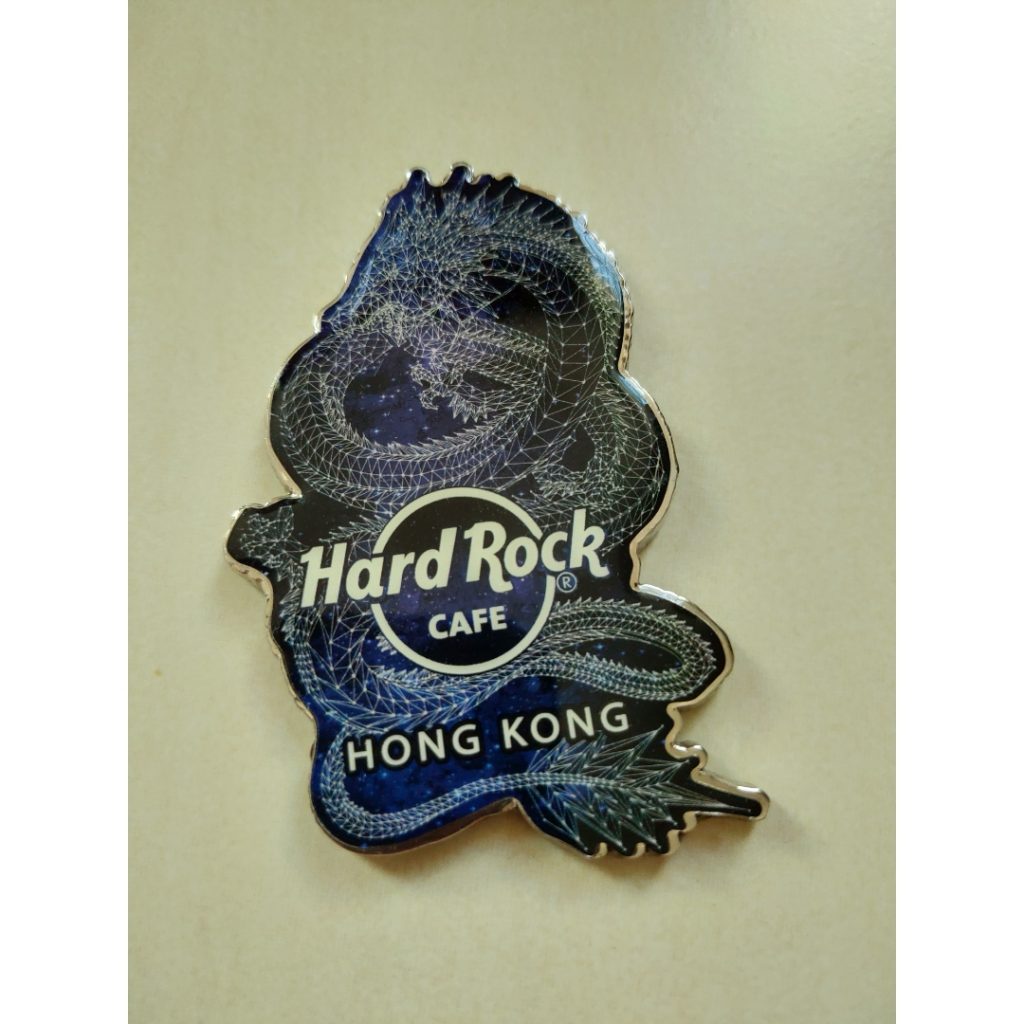 Hard Rock Cafe Hong Kong Transparent Dragon fridge magnet