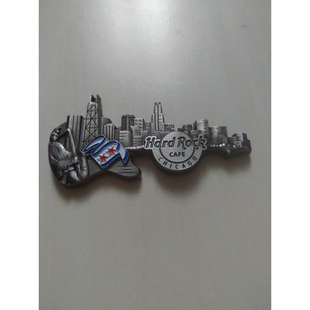 Hard Rock Cafe Chicago Skyline magnet