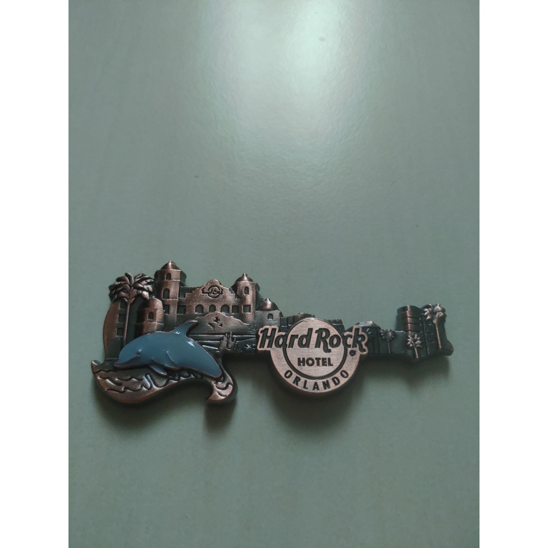 Hard Rock Hotel Orlando Skyline magnet (bronze)