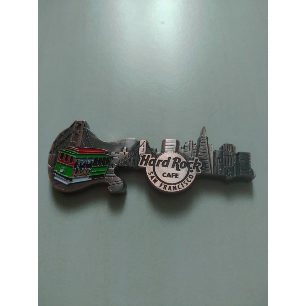 Hard Rock Cafe San Francisco Skyline magnet (bronze)