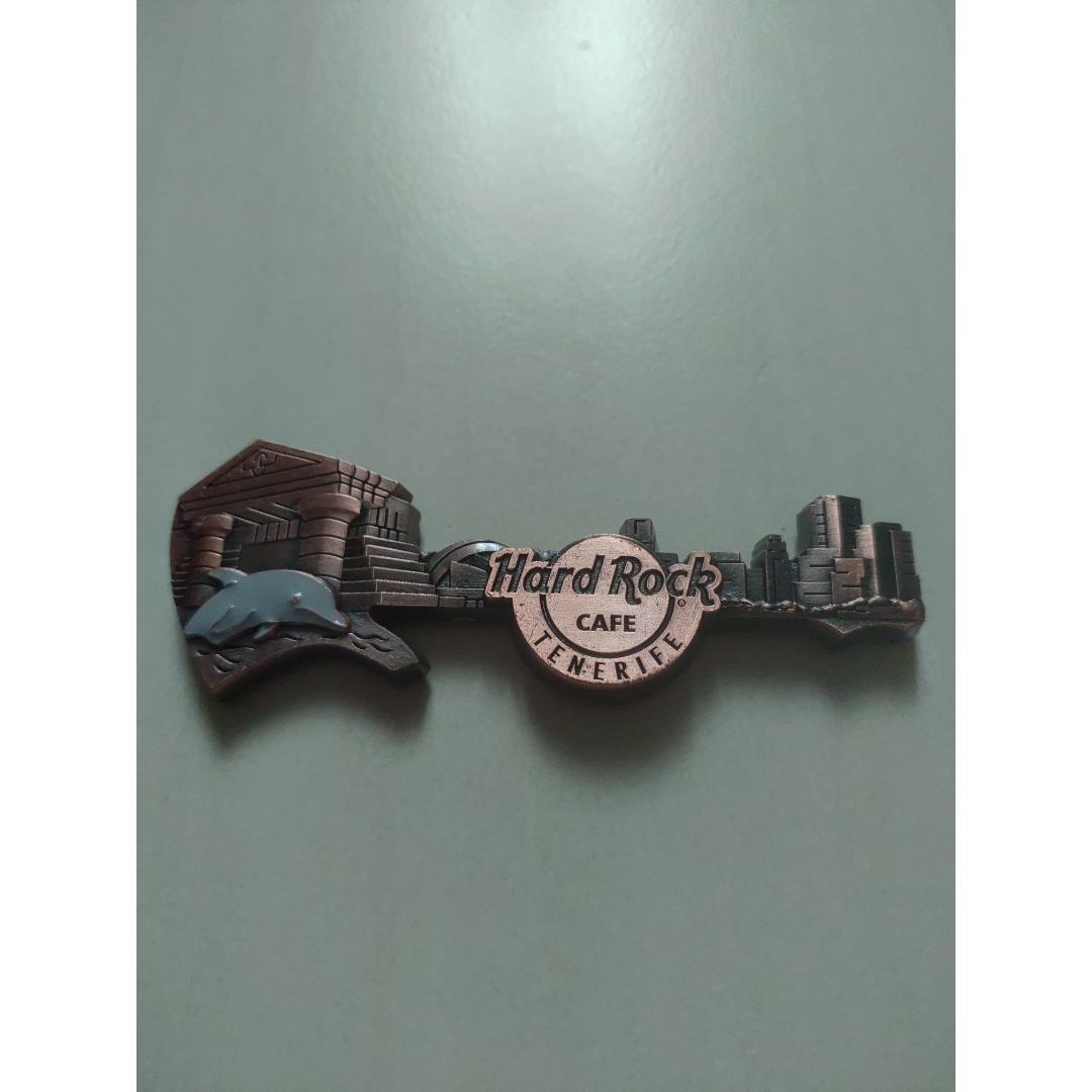 Hard Rock Cafe Tenerife Skyline magnet (bronze)